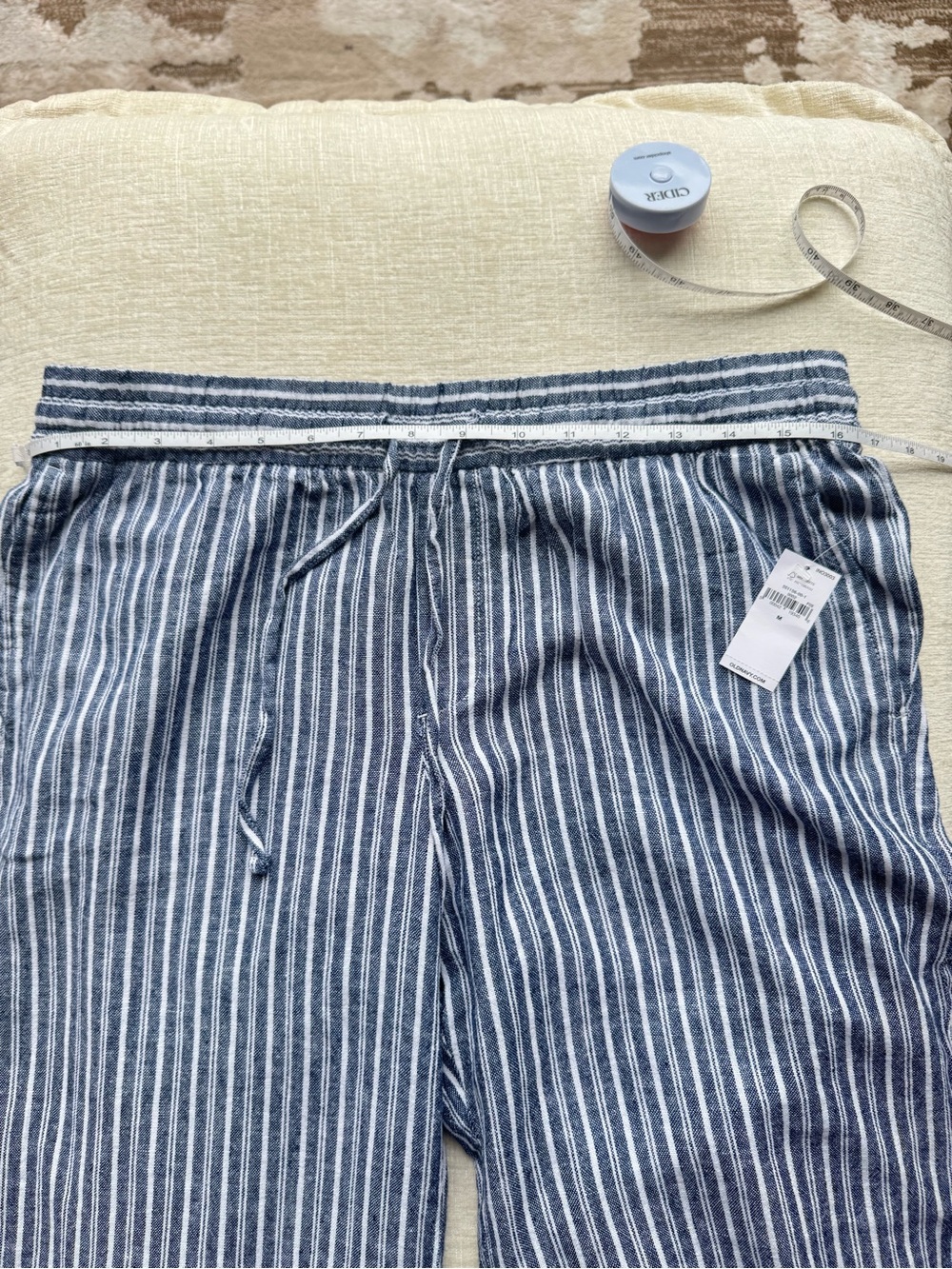 Old Navy Blue and White Striped Pants NWT